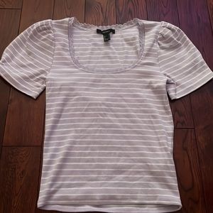 Forever 21 Laced Puffy Short Sleeve